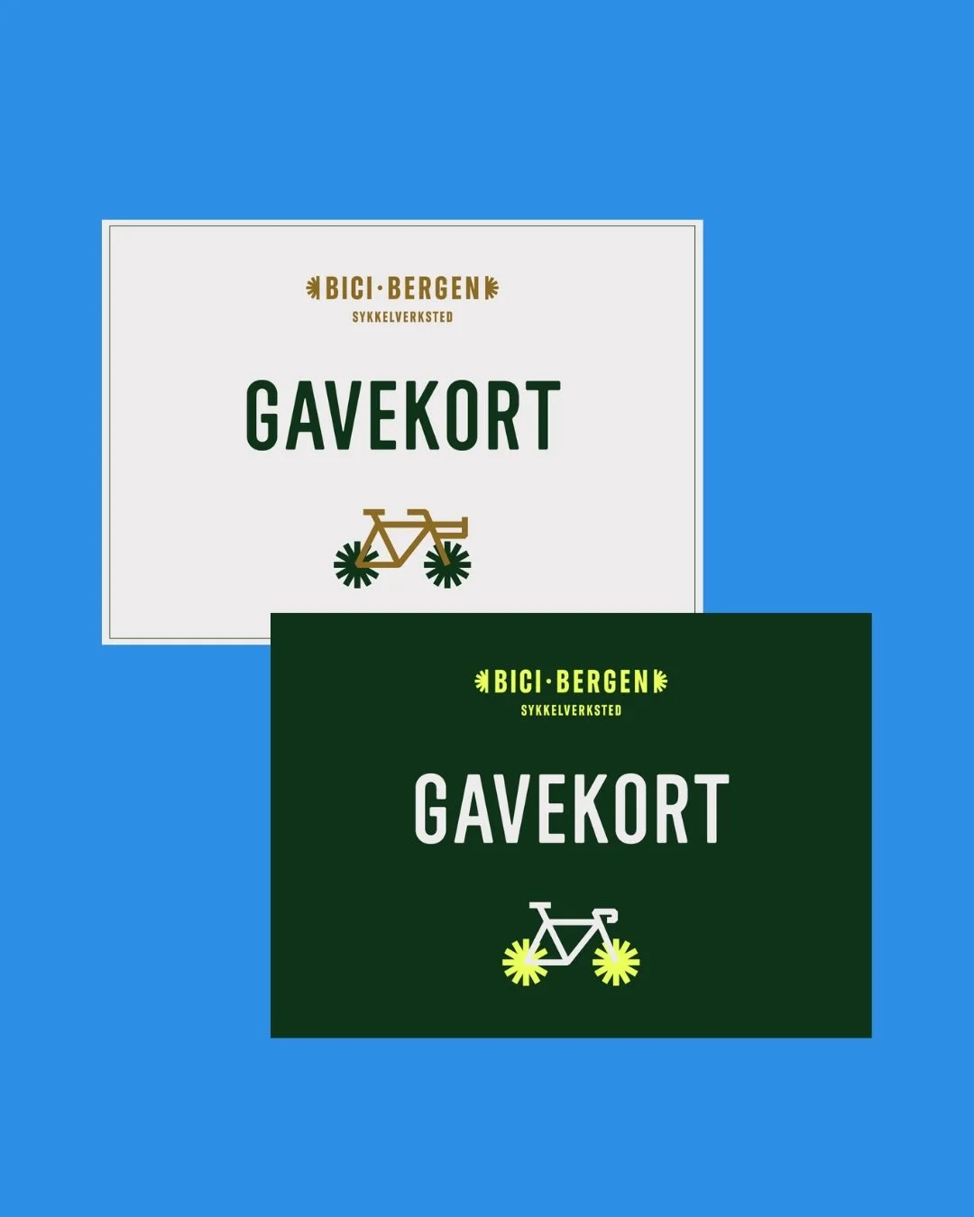 N&aring; kan du kj&oslash;pe et gavekort til Bici Bergen Sykkelverksted b&aring;de fysisk, p&aring; butikken, og p&aring; nett. 💌 Velg verdi og design som passer best for deg. En god id&eacute; til en b&aelig;rekraftig gave til de som &oslash;nsker 