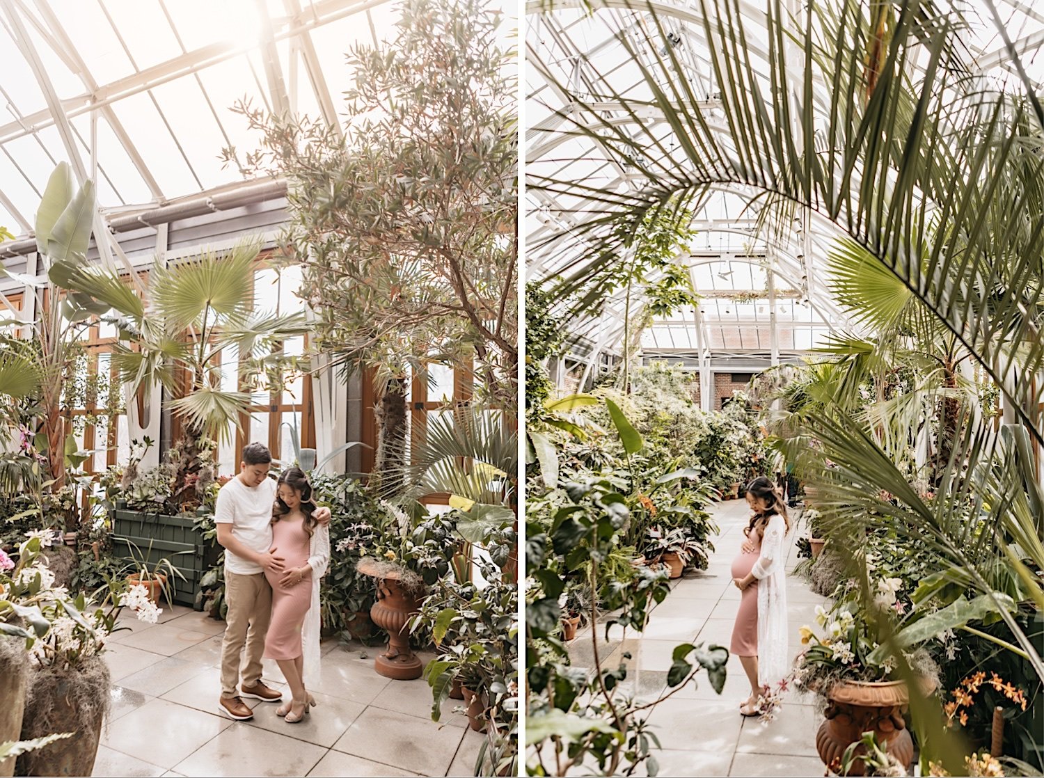 06_Central MA Botanical Garden Greenhouse Maternity Session.jpg