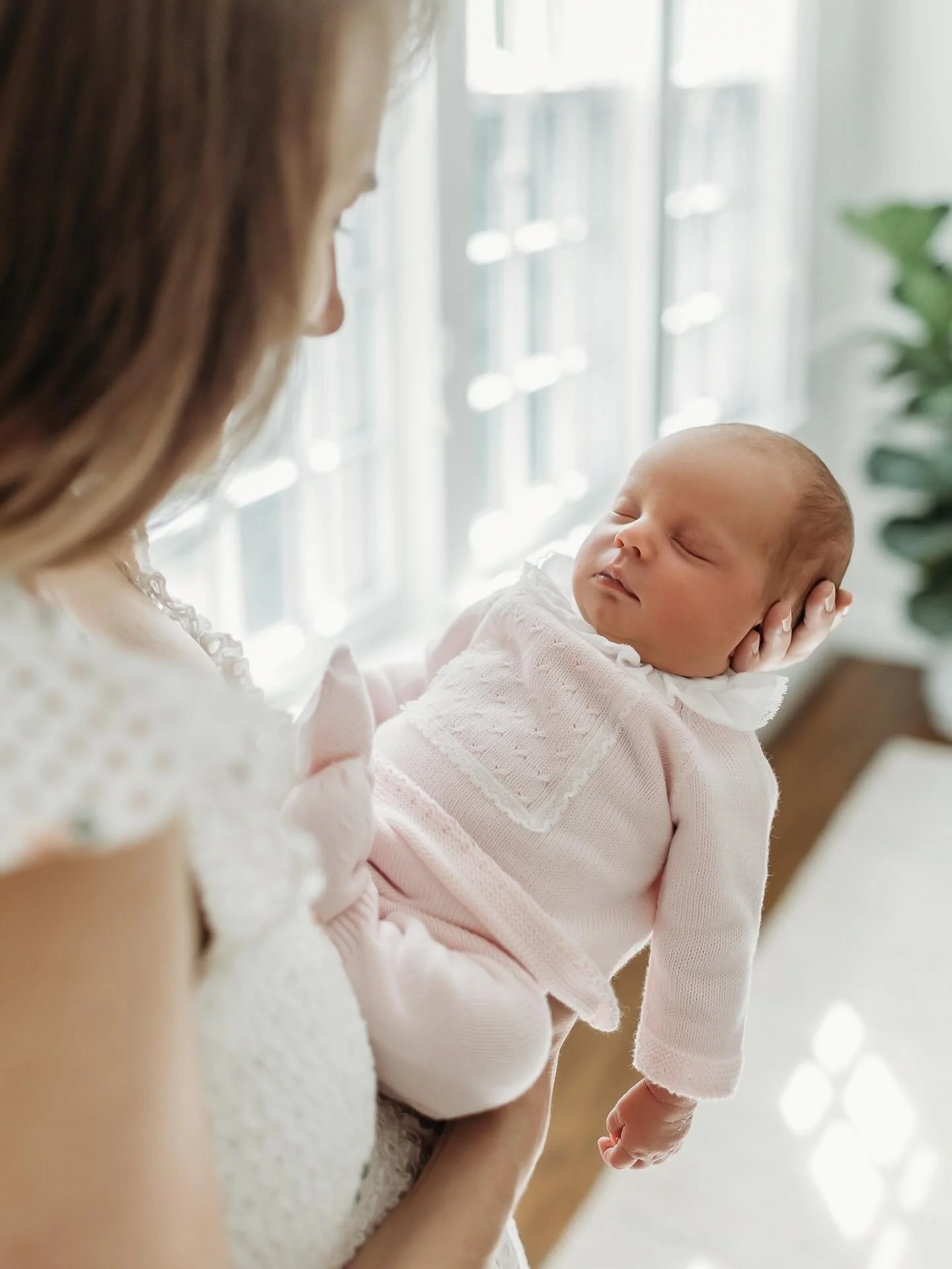 This past weekend my girls found their newborn session albums. They came and snuggled up with me and begged me to tell their birth stories while we looked through every picture.
I told them about the one who refused to leave my body and the other on