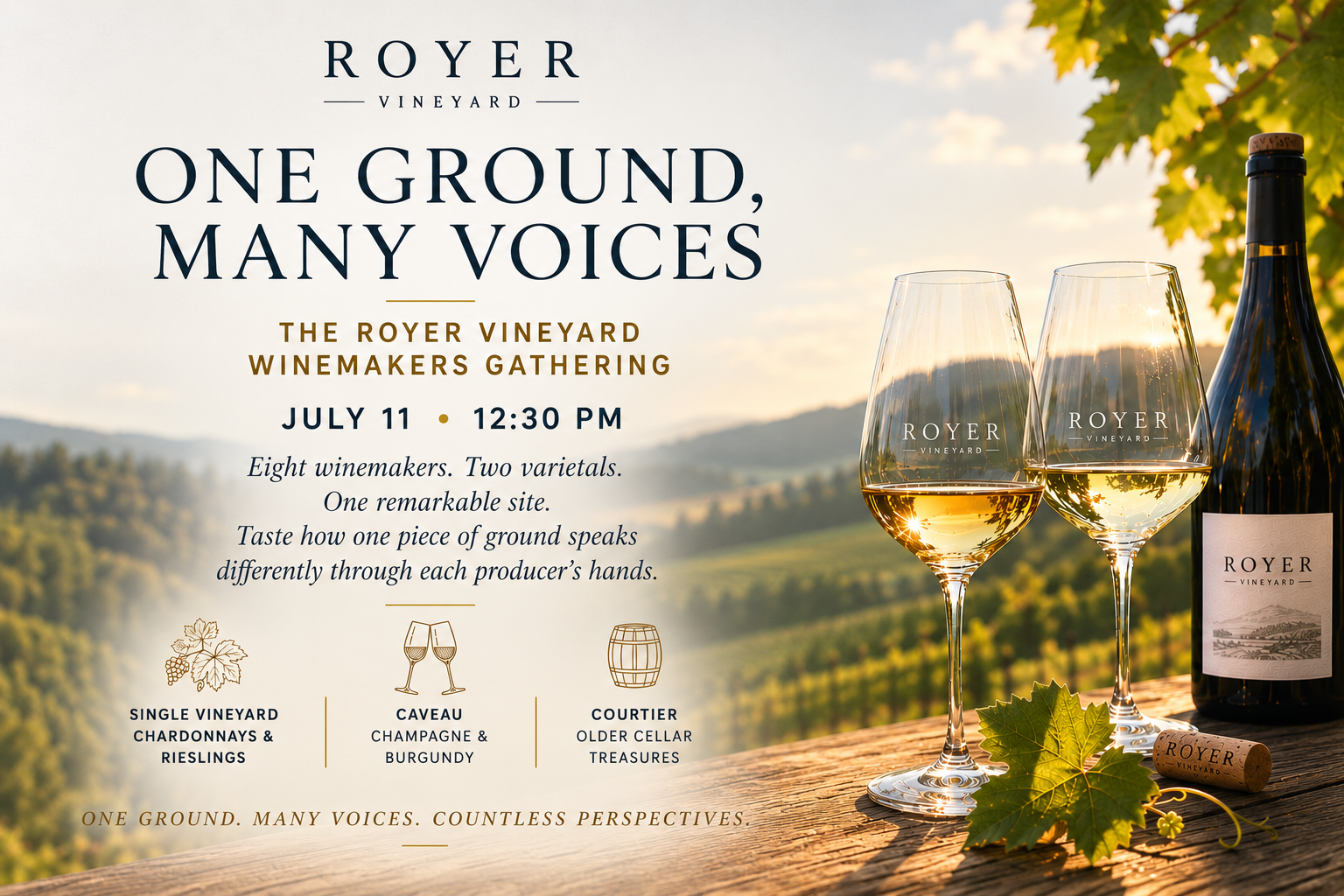 One Ground, Many Voices - The Royer Vineyard Winemaker Gathering