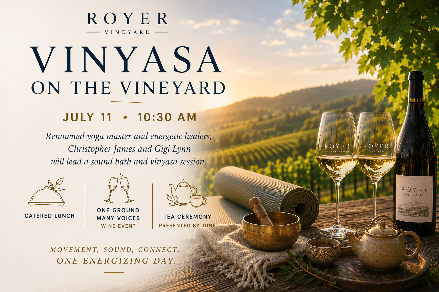 Vinyasa in the Vineyard