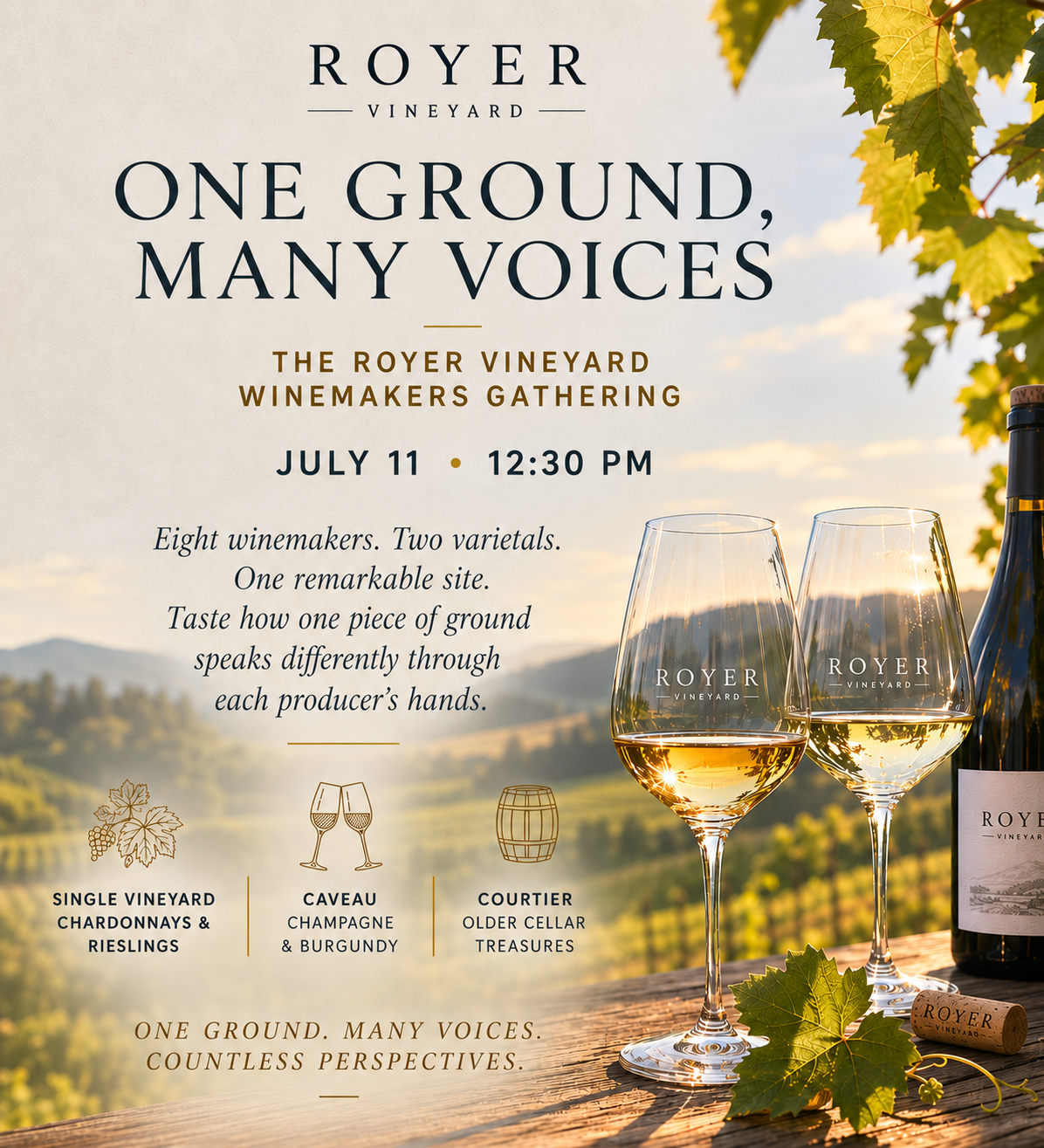 One Ground, Many Voices - The Royer Vineyard Winemaker Gathering