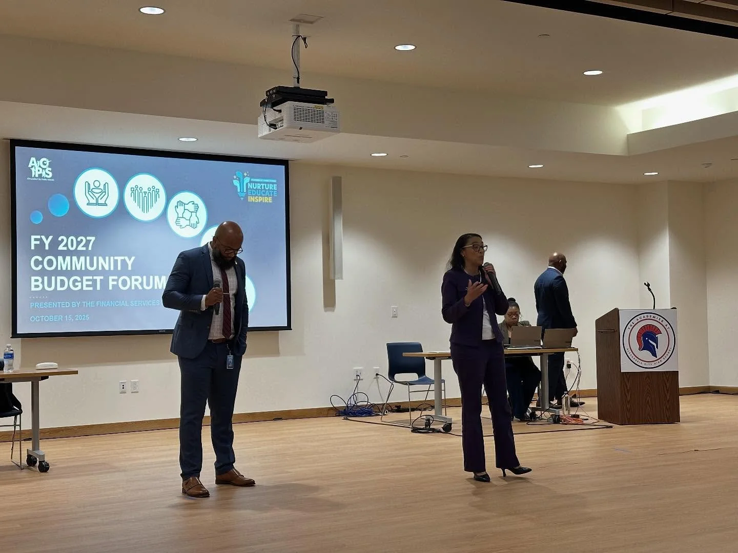 Community Budget Forum going on right now! In person at Minnie Howard and online at acps.k12.va.us