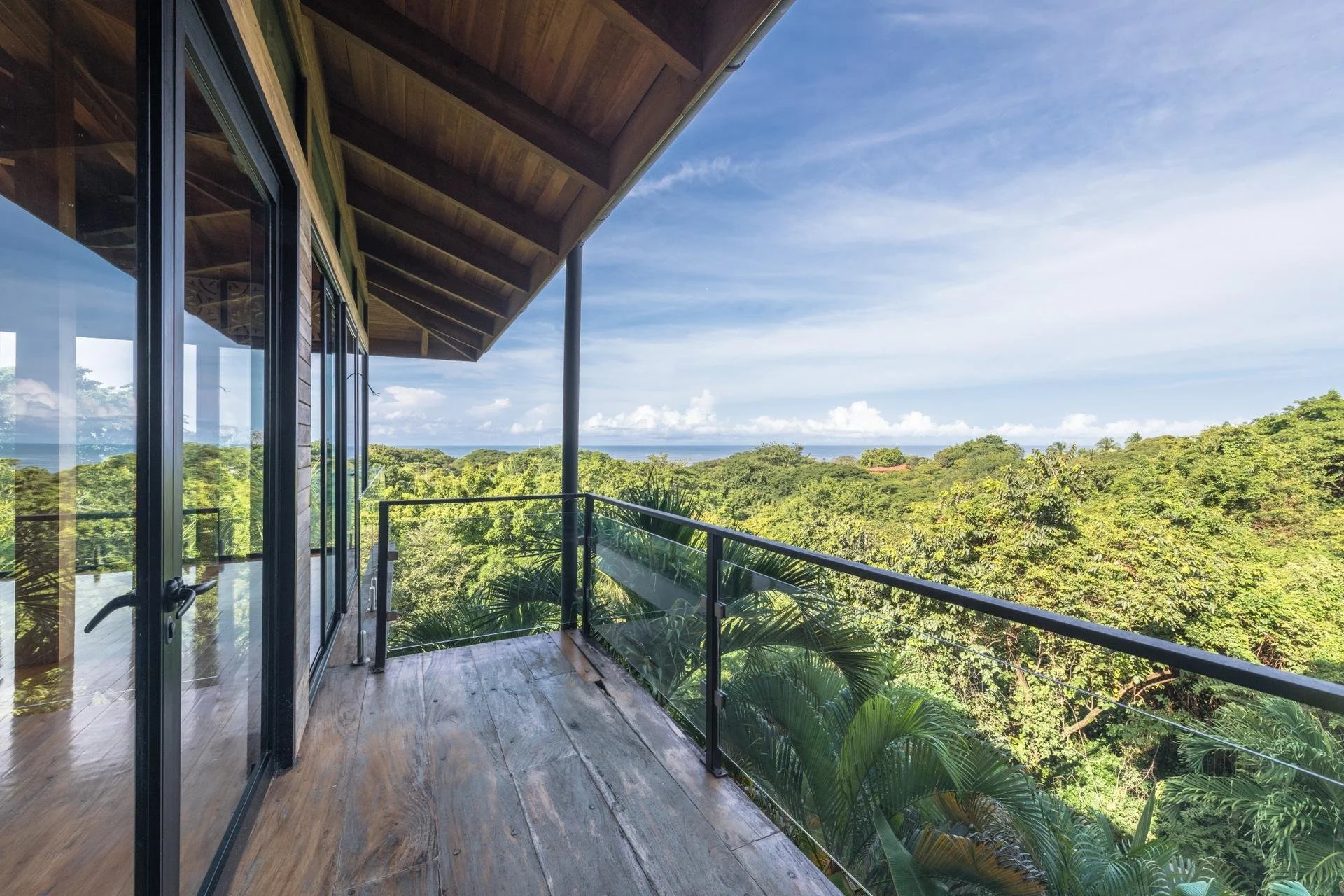 Accommodation at Bodhi Tree Yoga Resort, built into the jungle in Nosara, Costa Rica