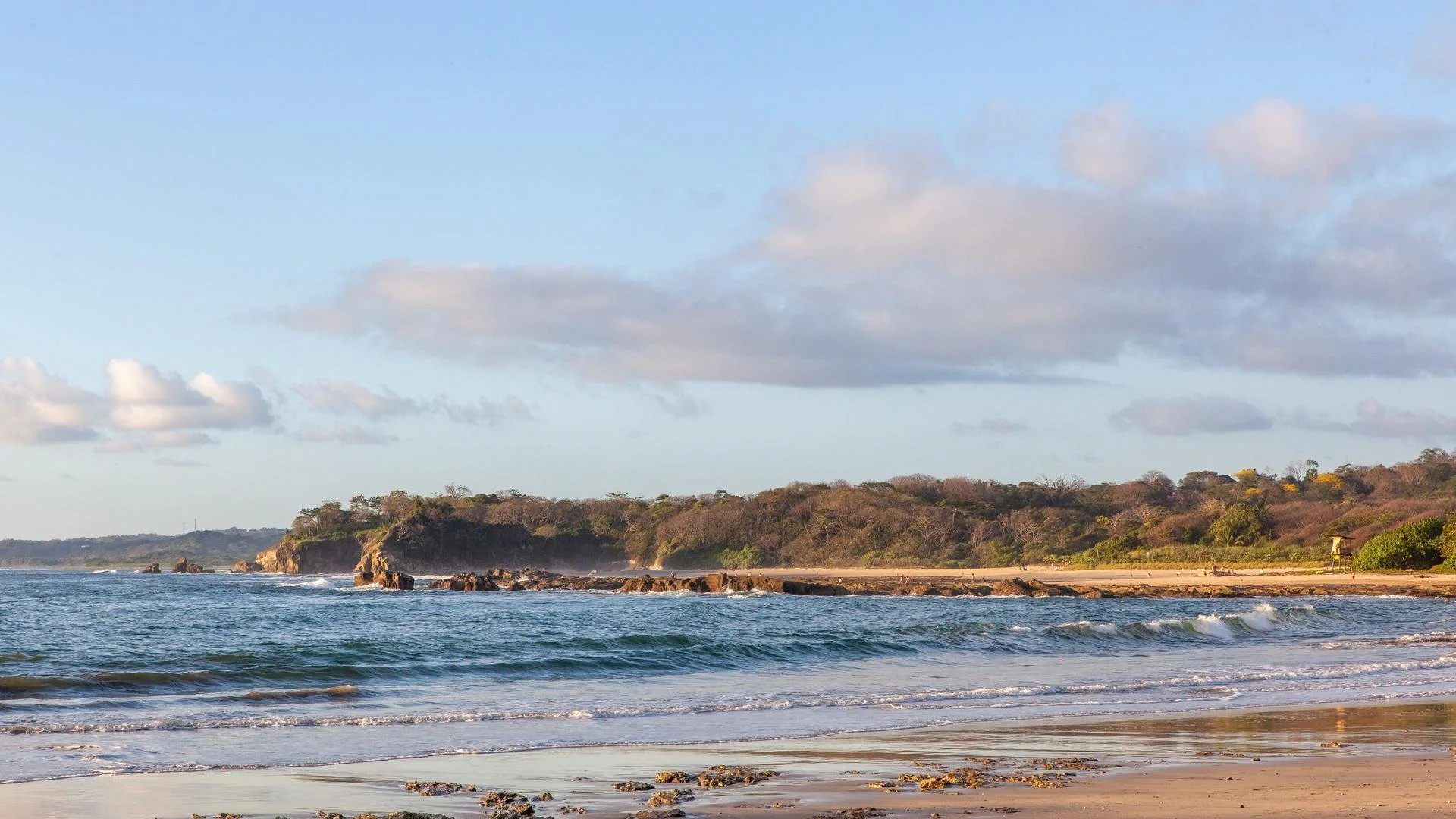 Playa Pelada in Nosara, Guanacaste — one of the beaches near the retreat