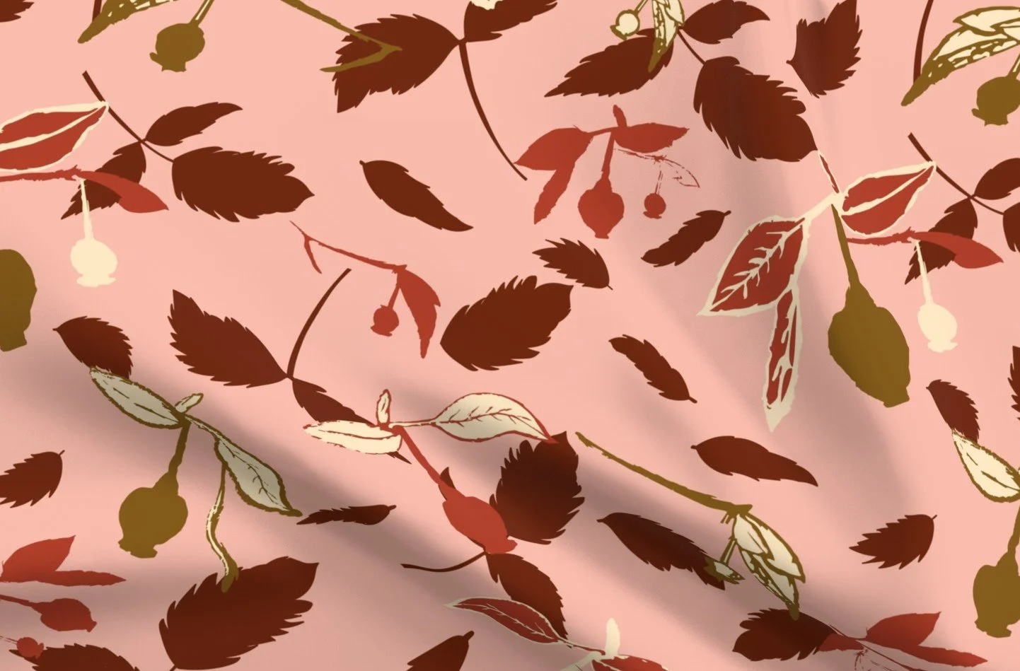 A-Fusion-of-Red-Brick-Girly-Leafy-Floral-Buds-on-Pink-Salmon-Pattern.jpeg