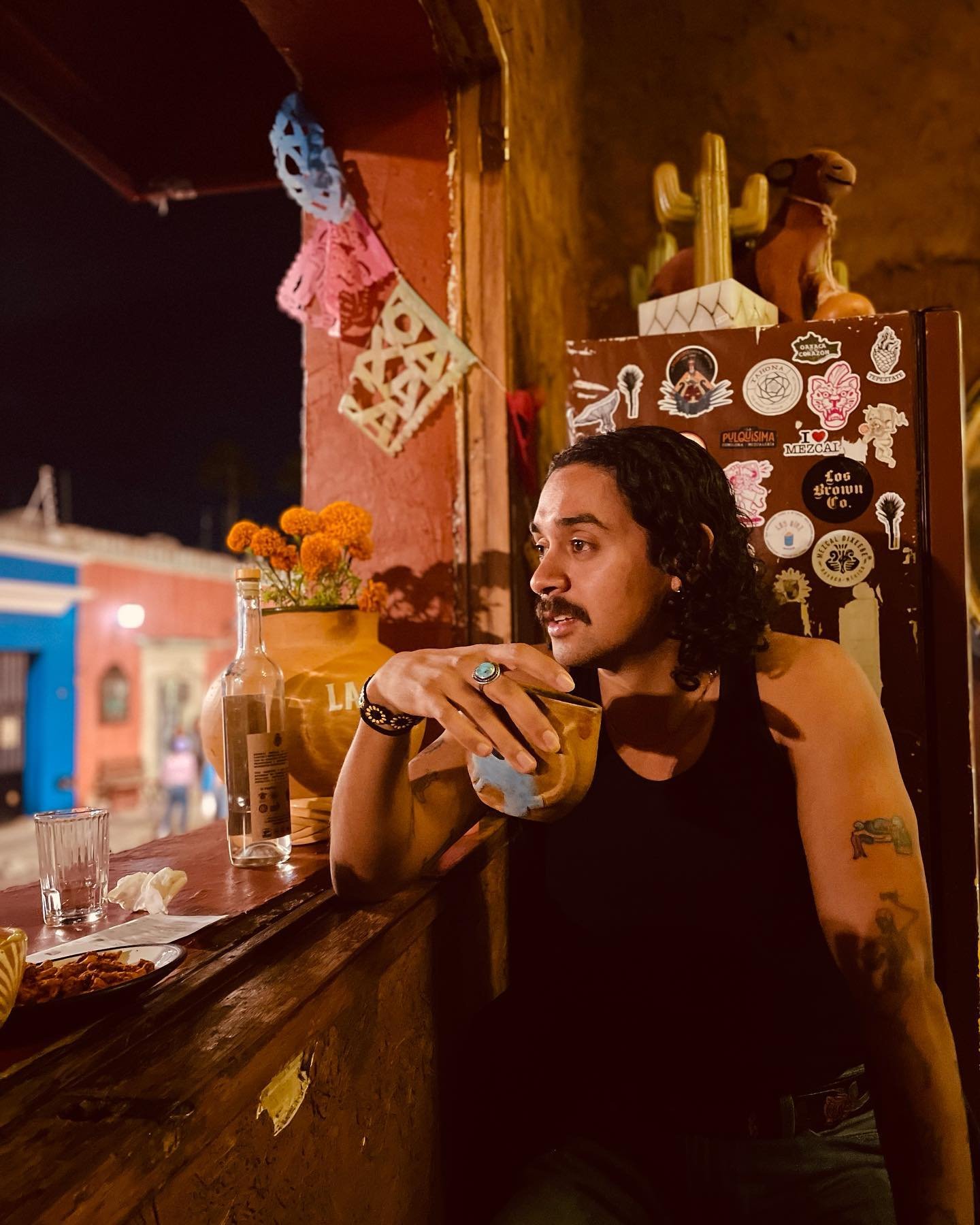 Some of me.
A little of the aesthetically appealing. 
A hint of Misha and Mila. 
But All Oaxaca.