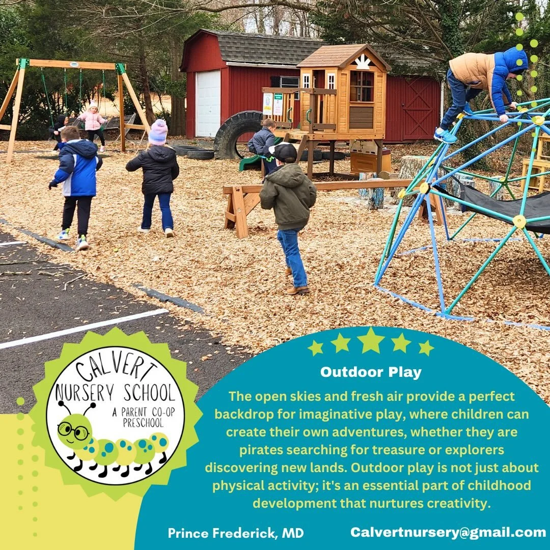 Learning through play. One of the most important aspects of learning that is a focus @calvertnursery #outdoorplay #learningthroughplay