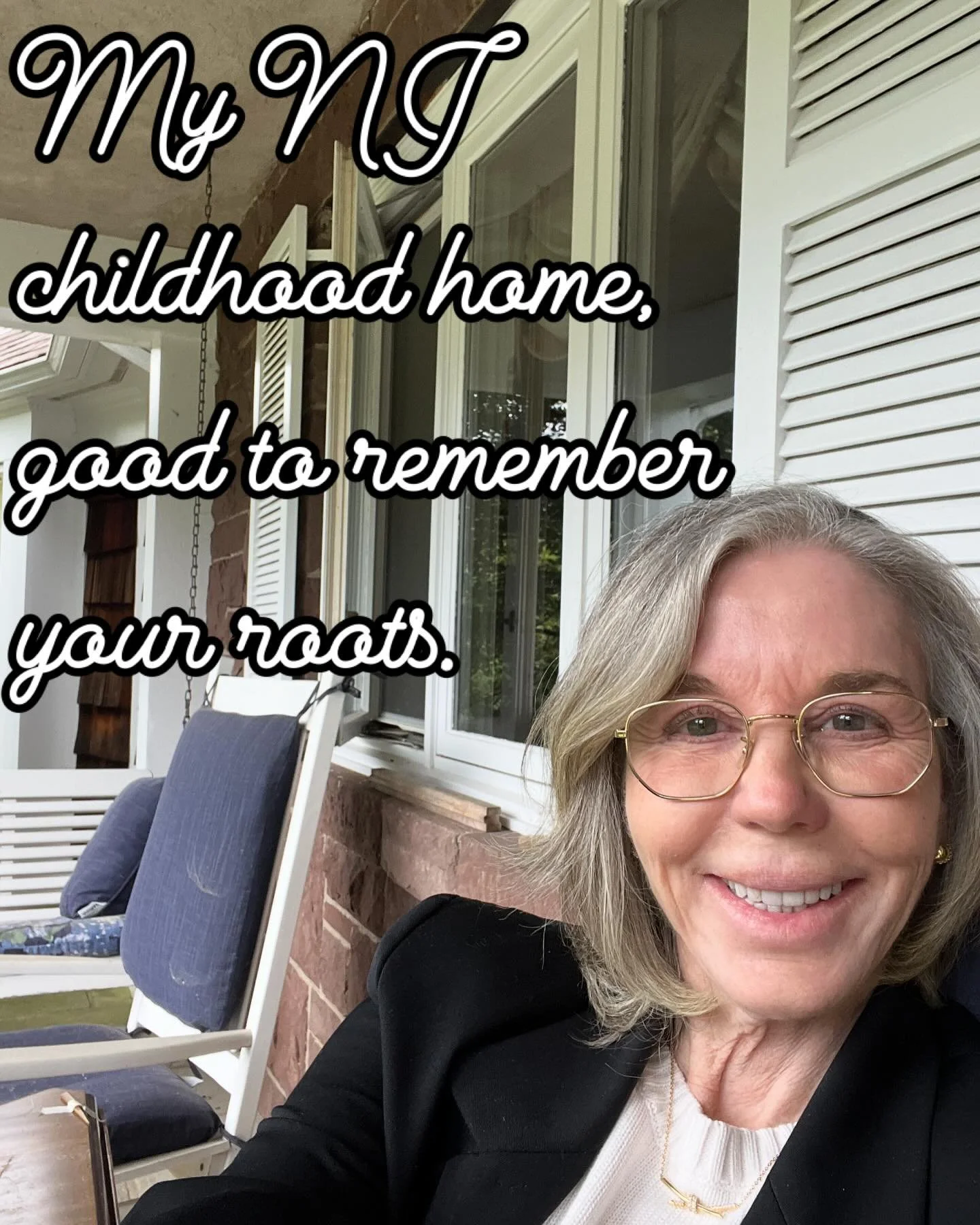Stopping home in Jersey between events for @avavaskin (Boston) and @ultherapy (NYC). My spectacular stepmom keeps the house I grew up in perfect! Thinking of my high school friends, time flys!!