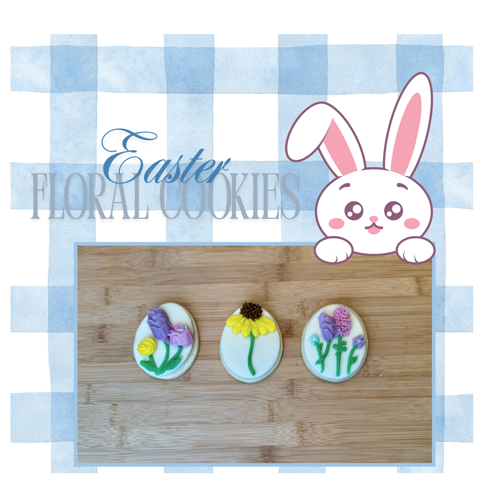 Easter Floral Cookies