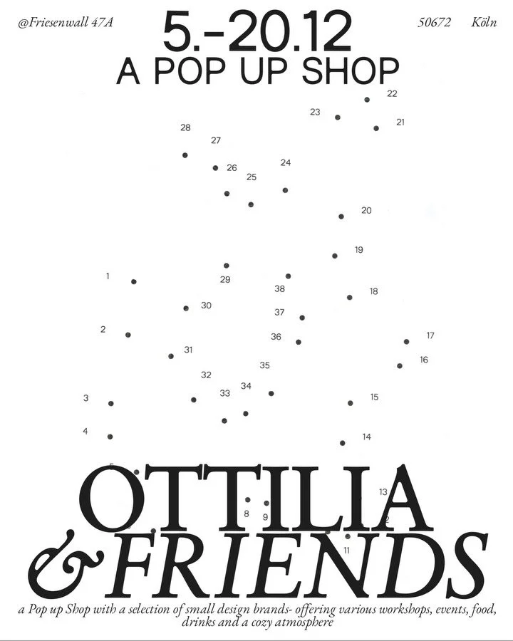 Ottilia &amp; Friends 🫂🤍
We&rsquo;re so happy to share our personal highlight of the year: curating our very own little pop-up shop for three weeks. Bringing together all the beautiful and insanely talented young labels we genuinely adore so much.
