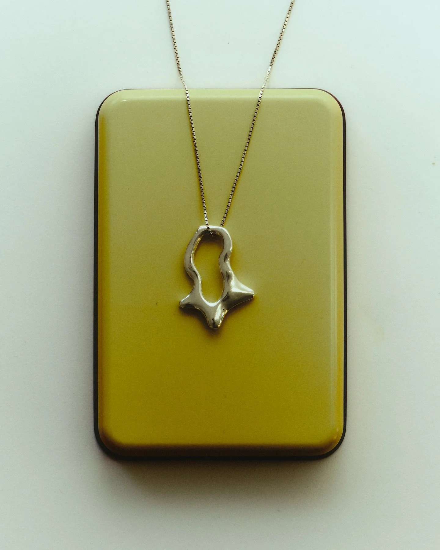 Our charms &mdash; Melt, C&oelig;ur, Funke No. 5 and Fidget.

Objects to be worn, re-worn, and re-imagined &mdash; as necklaces, pendants, or hoop charms.

Photographer @fredericelfeld