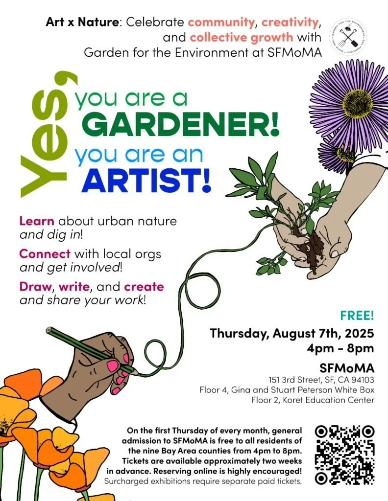 Yes, You Are a Gardener, Yes, You Are an Artist!