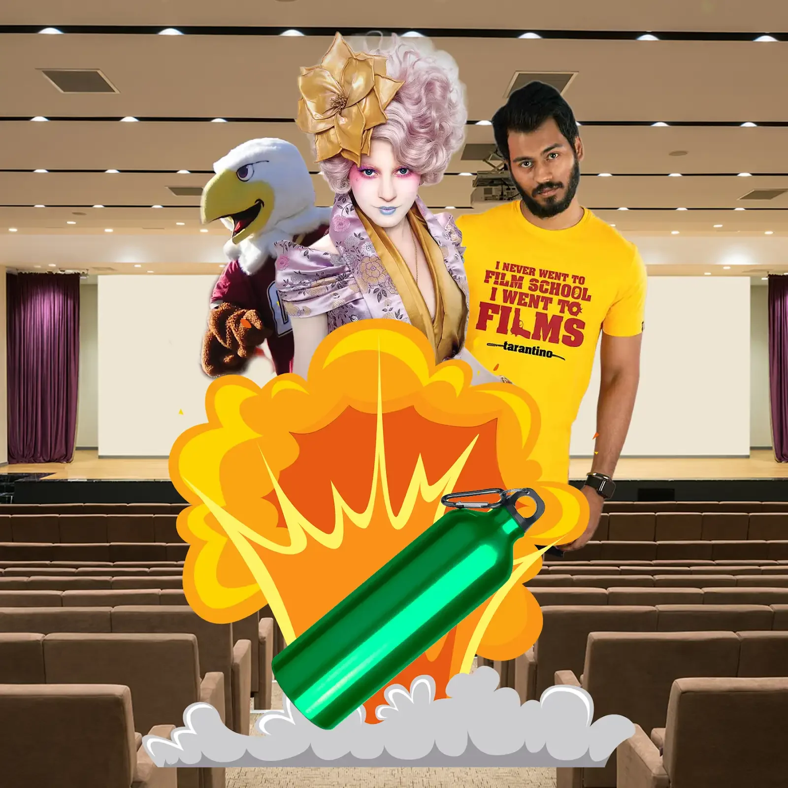 BREAKING: Your Water Bottle Just Dropped Really Loudly in Your Lecture Hall, Earning You Another Submission of Your Name in the Reaping