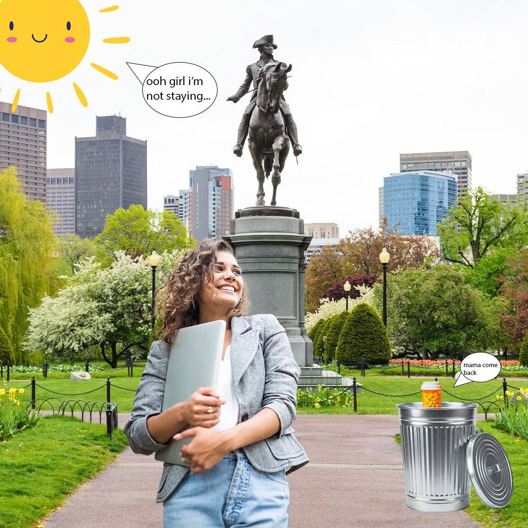 Student Throws Away Antidepressants After Feeling the Sun Again for the First Time Since October 