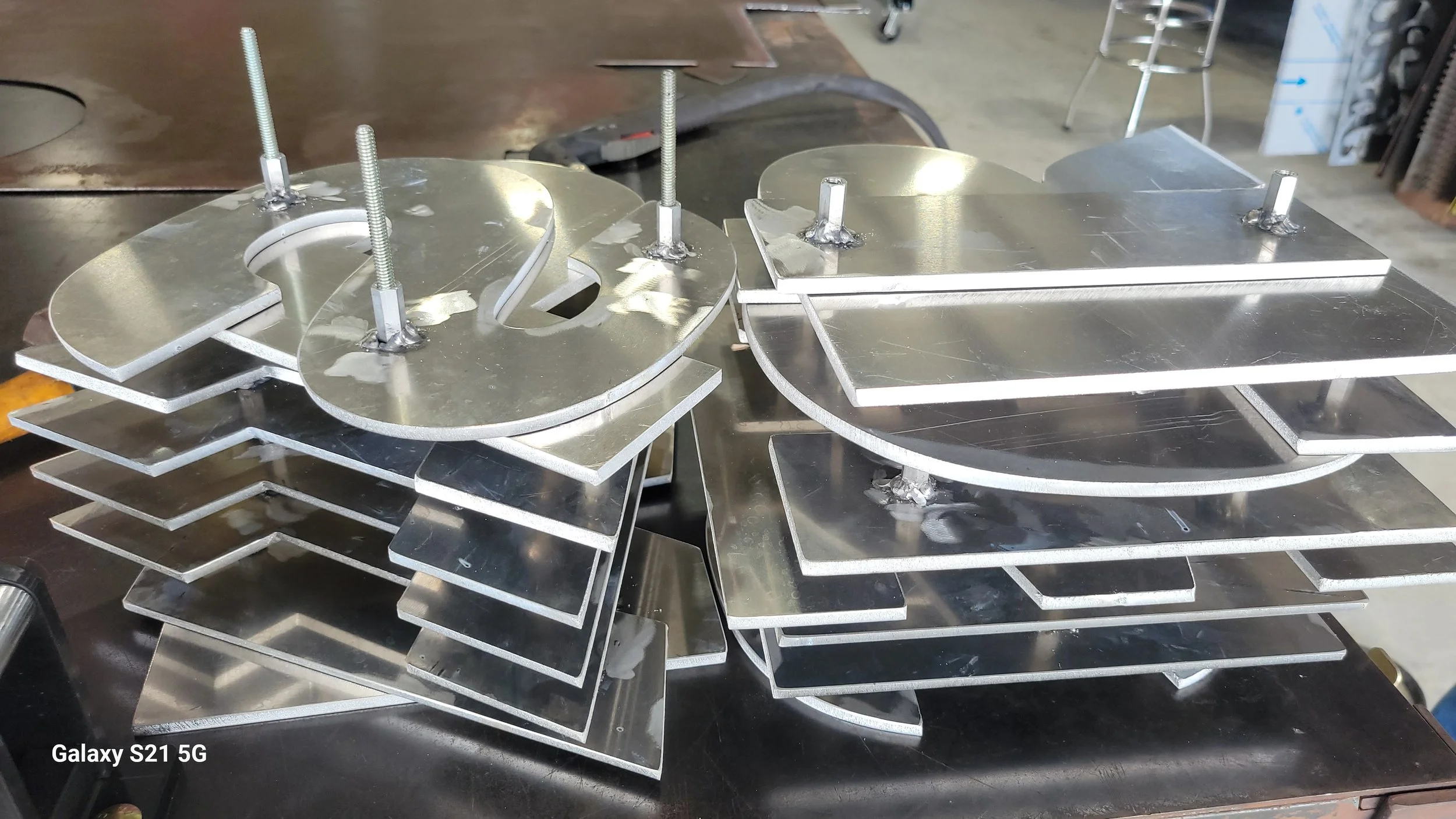 Ironworker sheering steel