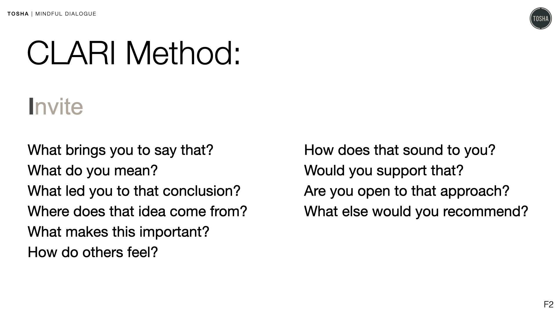 Inviting / Inquiry
