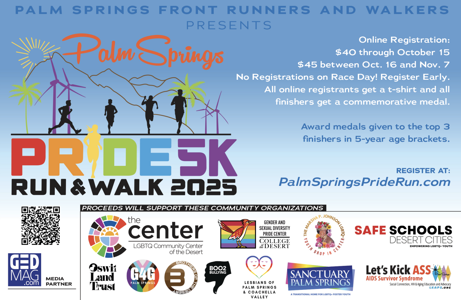 Palm Springs PRIDE 5k Run and Walk