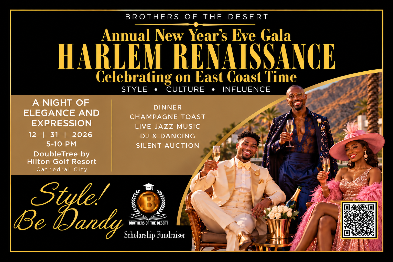 Brothers of the Desert New Year’s Eve Gala