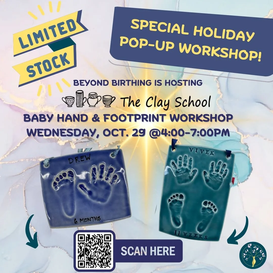 **updated with correct date!**

✨ Holiday Support Circle &amp; Baby Handprint Keepsakes ✨

Kick off the season with a dose of understanding, laughter, and solidarity 💛
We&rsquo;ll gather to share stories, find support through the ups &amp; downs of 