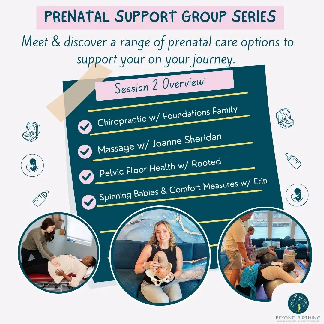 Ease tension and build connection. This week:

🧘&zwj;♀️ Prenatal Yoga &ndash; Monday at 5PM 
👶 Prenatal Support Group &ndash; Session 2 &ndash; Tuesday at 6PM 

We&rsquo;re talking movement, comfort strategies, and care that truly supports you.

Wa
