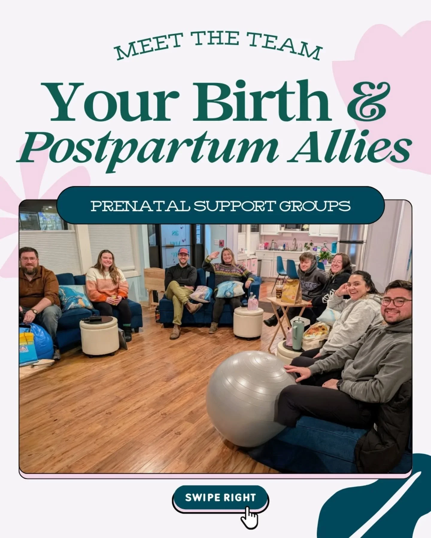 MEET THE TEAM!

Each session you&rsquo;ll be joined by trusted local providers&mdash;including, but not limited to: parenting &amp; sleep experts, chiropractors, legal counselors, therapists, lactation consultants&mdash; and who knows, maybe a surpri