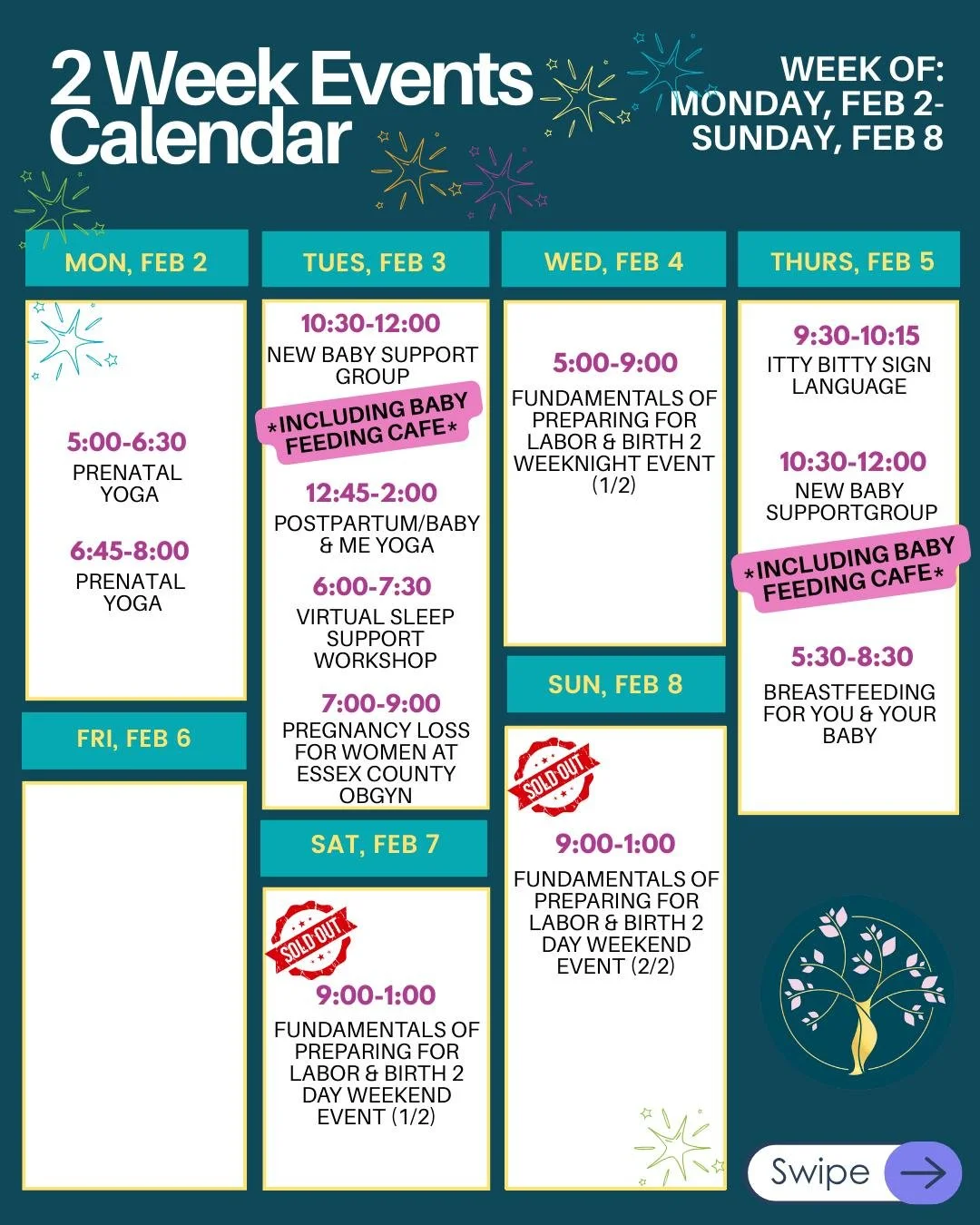 ☕ Holding space for you. Your weekly roadmap is ready 🤍
Sign-up links in Bio.

&hearts;️ SUPPORT &hearts;️
&bull; New Baby Support Group w/Baby Feeding Cafe
&bull; 🩷🩷 Tiny Valentines Bash w/ Little Learners &amp; New Baby Support Group! 🩷🩷
&bull