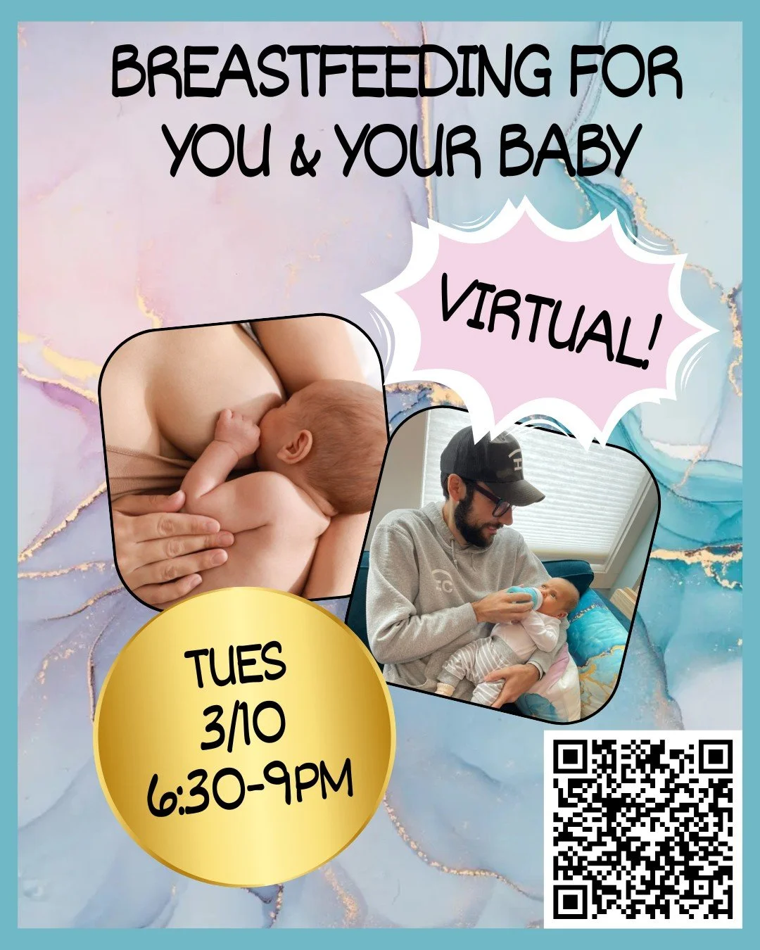 Our Signature Breastfeeding for You &amp; Your Baby class is now offered VIRTUALLY!! YAY! This is not your average breastfeeding class at all. We talk about all the things you can do prenatally to help set you up for the breastfeeding relationship YO