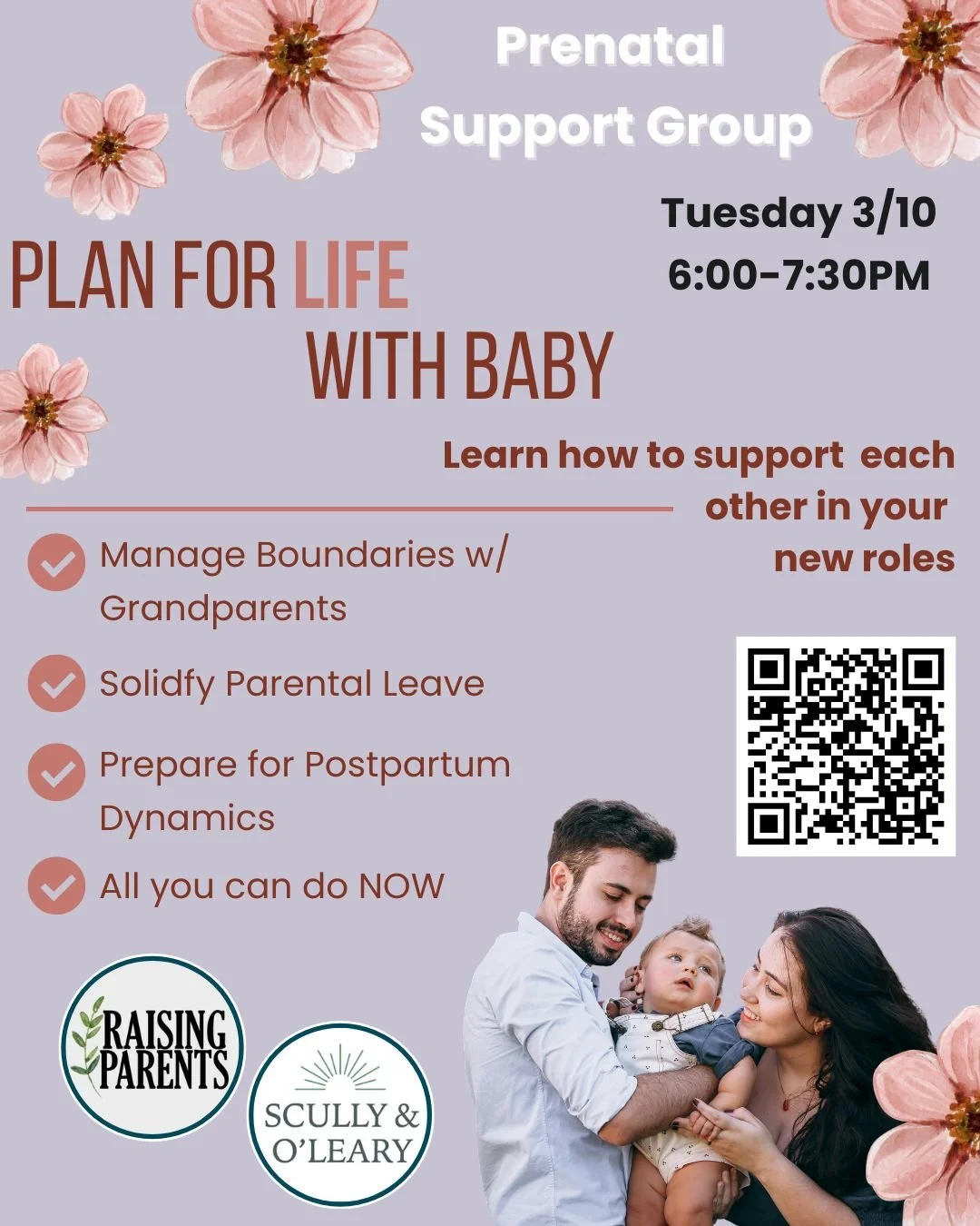Have you thought at all about postpartum and what it might look like? When we are expecting a baby, we focus so much on prenatal preparation, when postpartum prep is JUST as important! We are here to help support you with important conversations to h