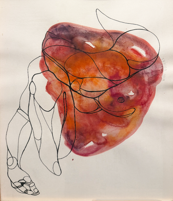 Watercolor drawing on acid free paper (2014)