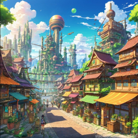 Aerial view of terraced rice fields surrounded by lush tropical forest and scattered small huts