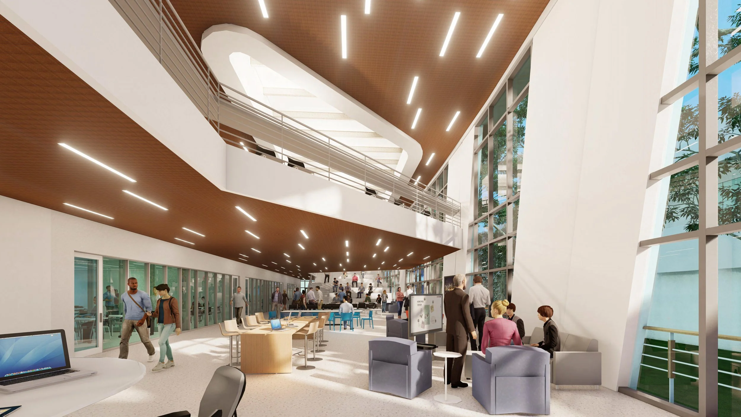 The Academic Building- Lobby