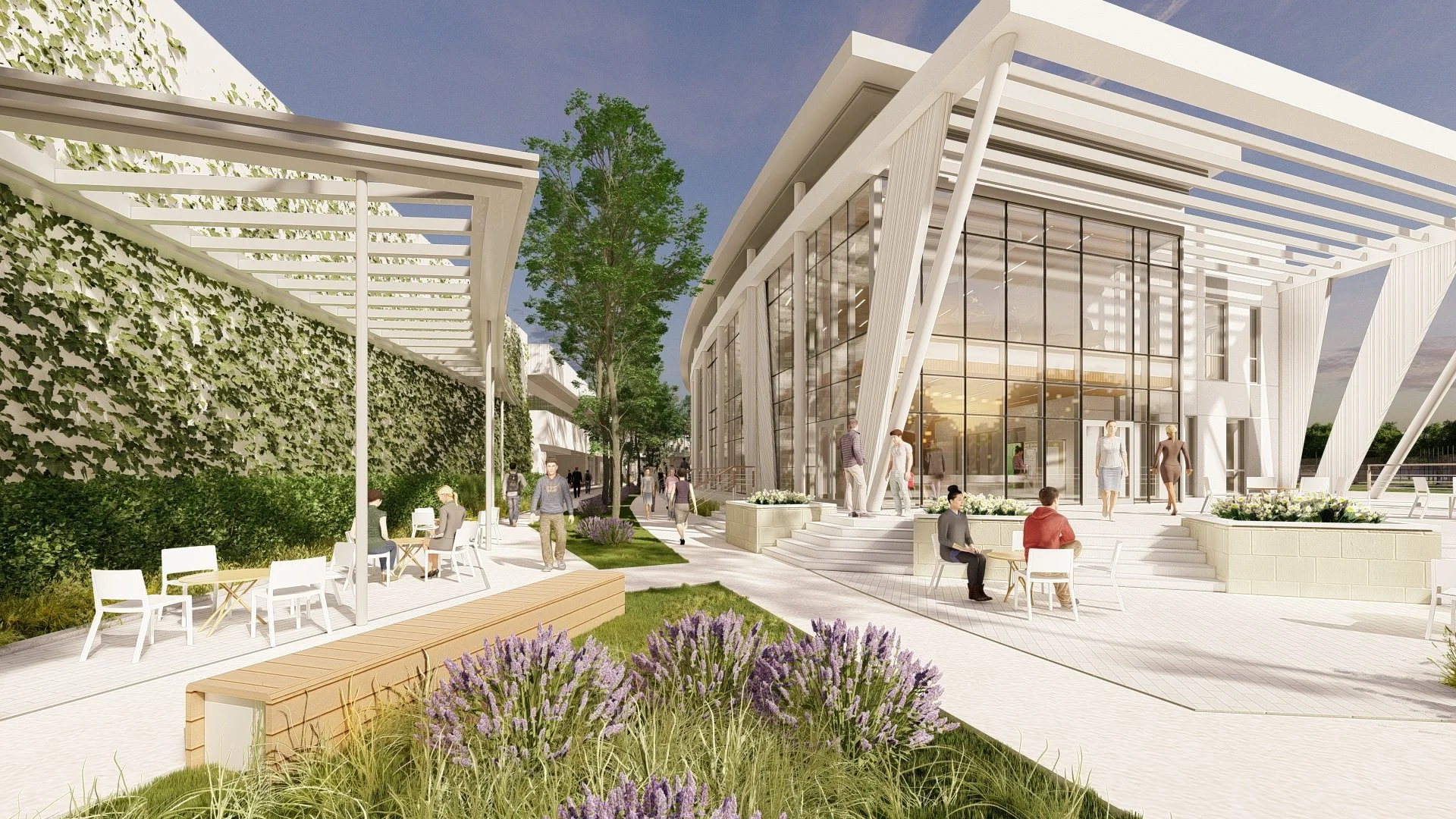 Academic Building - Courtyard