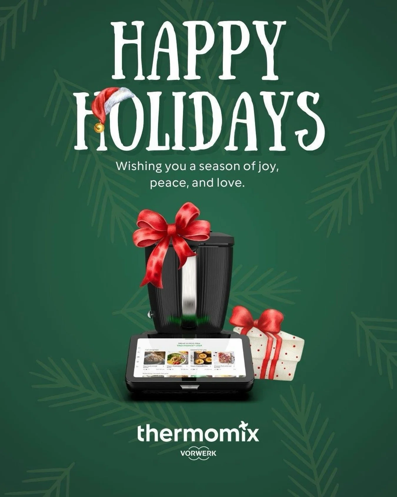Happy holidays to everyone and cheers to the healthy holiday cooking.