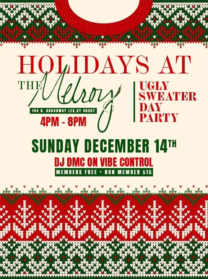 A Melroy Ugly Christmas sweater day party