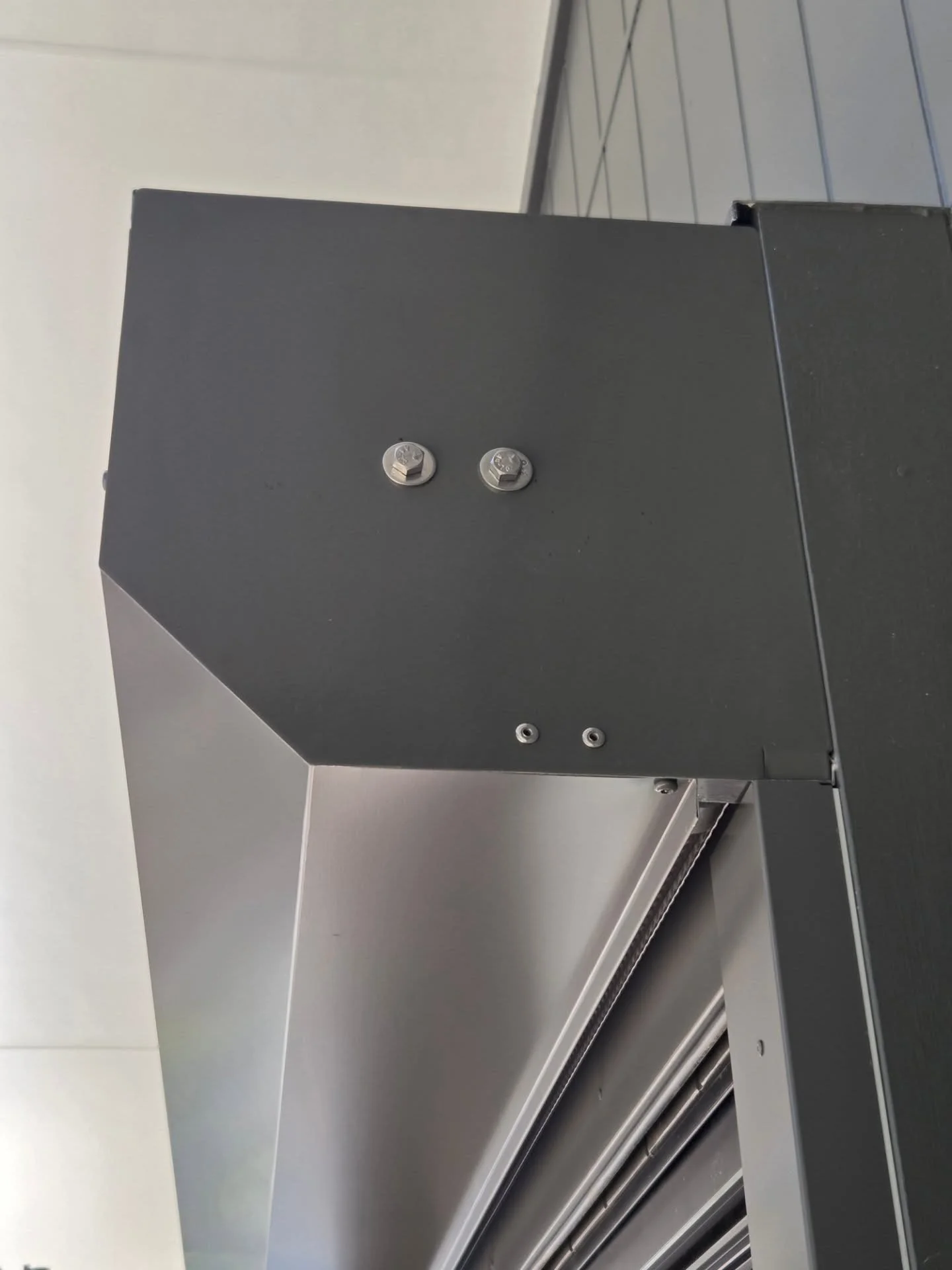 7. Sneak peek at the electric bushfire rated roller shutters, just installed on our BAL-FZ job!

Every window and door is protected by these shutters which are made with non combustible materials, and are designed to reduce heat by up to 90%, and kee