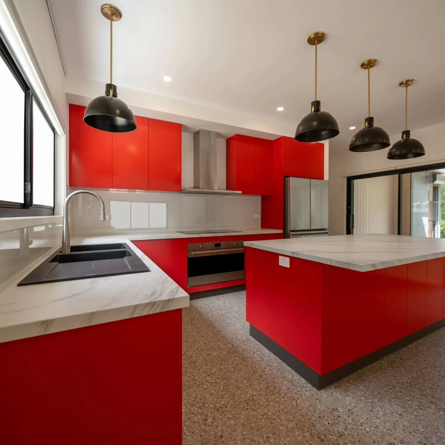 When the client's vision comes to life ❤️

This vibrant red kitchen, crafted by @sawtell_kitchens is bringing the heat 🔥

#kitchendesign #red #vision #builder #bellingen