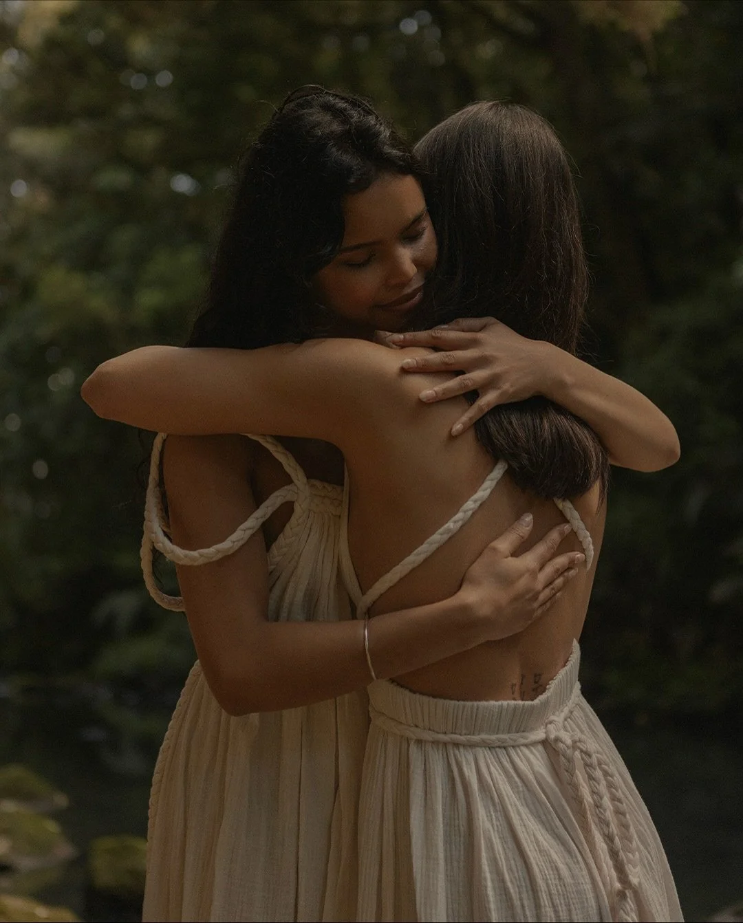 Campaigns that feel this magical 💫🌿✨ @thehealingroom.nz spring shoot with me promoting their generous healing services, we found the most incredible waterfall and forest to play in. 
Wearing @aya_sacredwear as always. More shots to come - last one