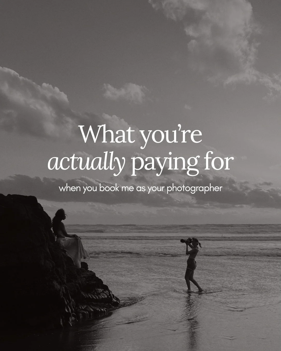I&rsquo;m a photographer who deeply leans into self-awareness and inner transformation. Not only do I offer beautiful photos in nature, but I invite you towards experiencing something even deeper. 

Here&rsquo;s what you&rsquo;re paying for 💛