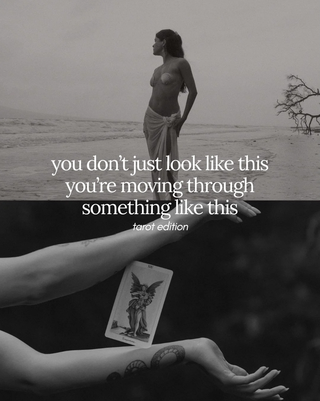 Photography but make it a beautiful healing experience 🙏🏻

I know it&rsquo;s an odd mix: Photography and Tarot, but they&rsquo;re the modalities I know work for so many women. 

In fact when I took the tarot away for a bit, I was asked to bring it 
