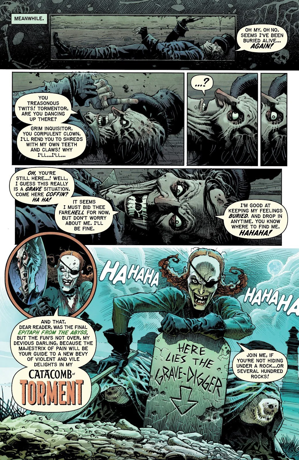 Epitaphs From The Abyss #12 "The Final Epitaph" Page 2 (2025)