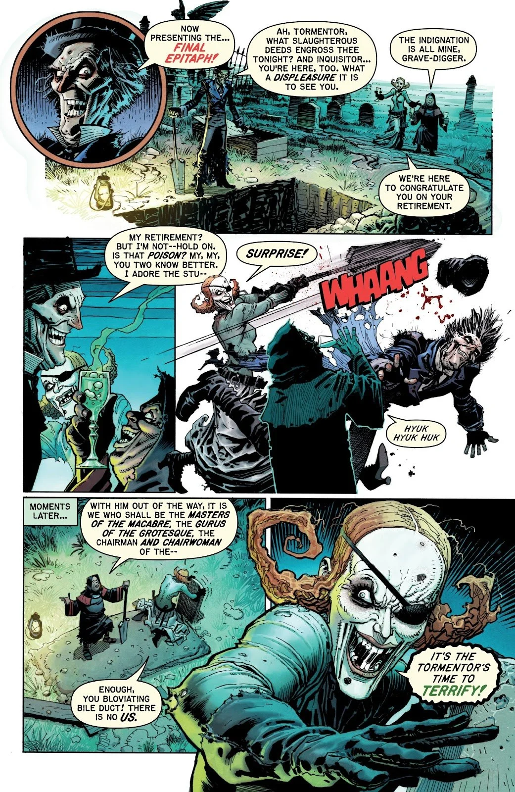 Epitaphs From The Abyss #12 "The Final Epitaph" Page 1 (2025)
