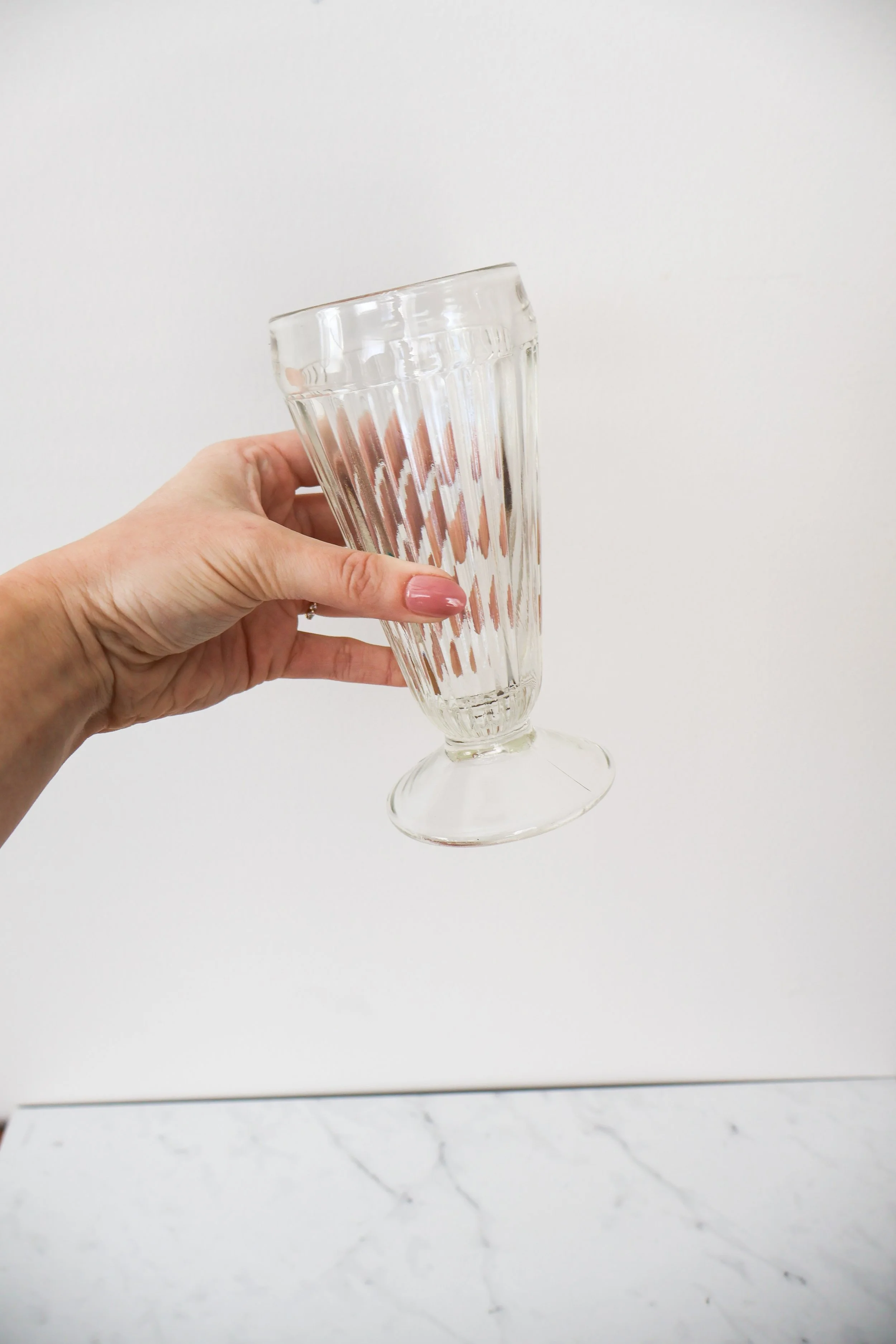 Vintage Ice Cream Glass