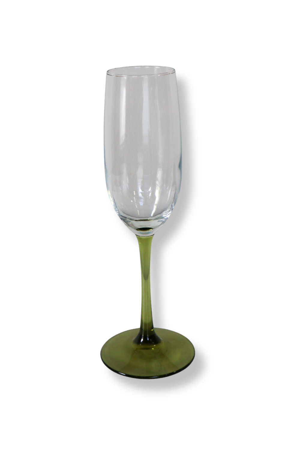 Green Stem Champagne Flute
