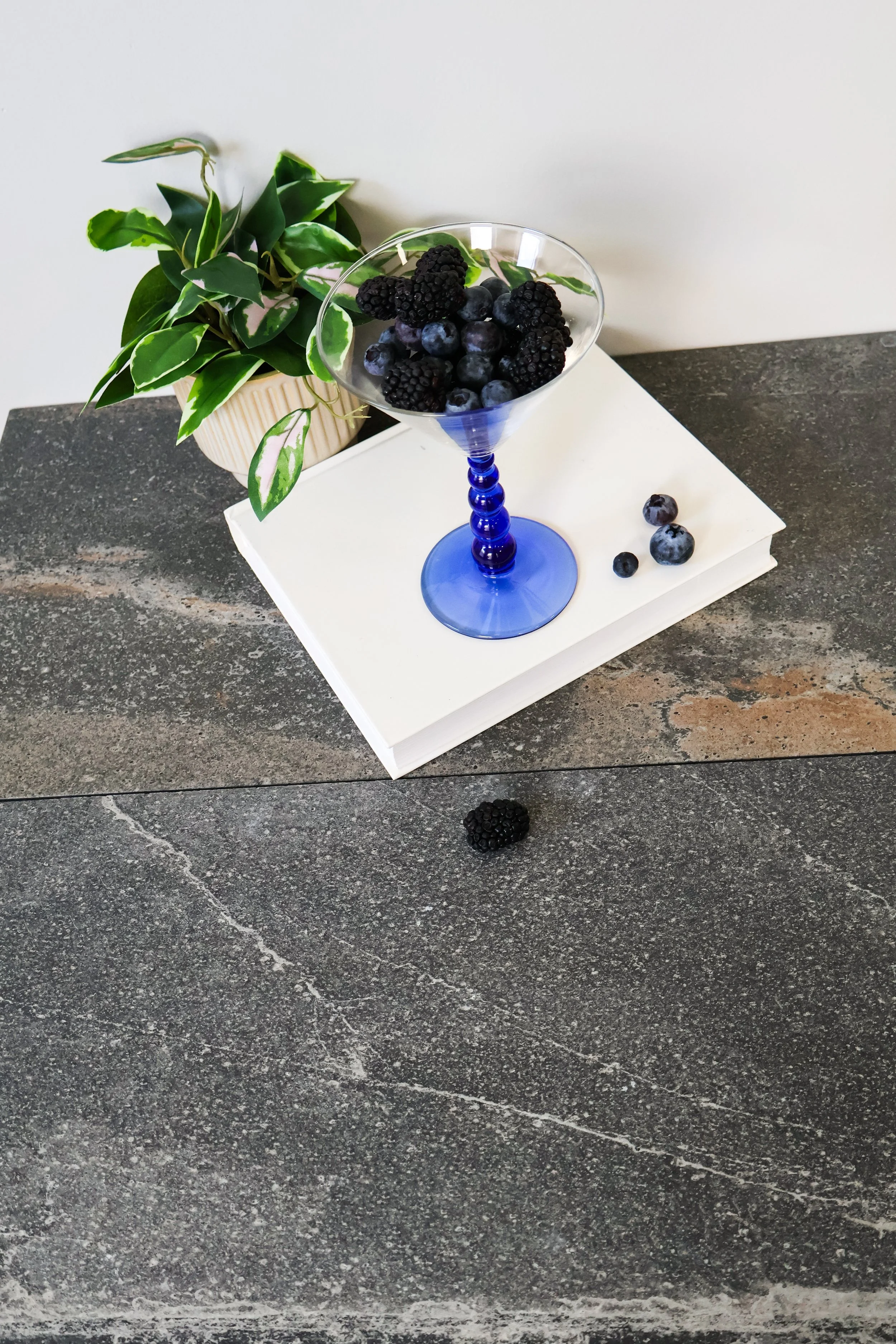 Bubble Stem Martini Glass