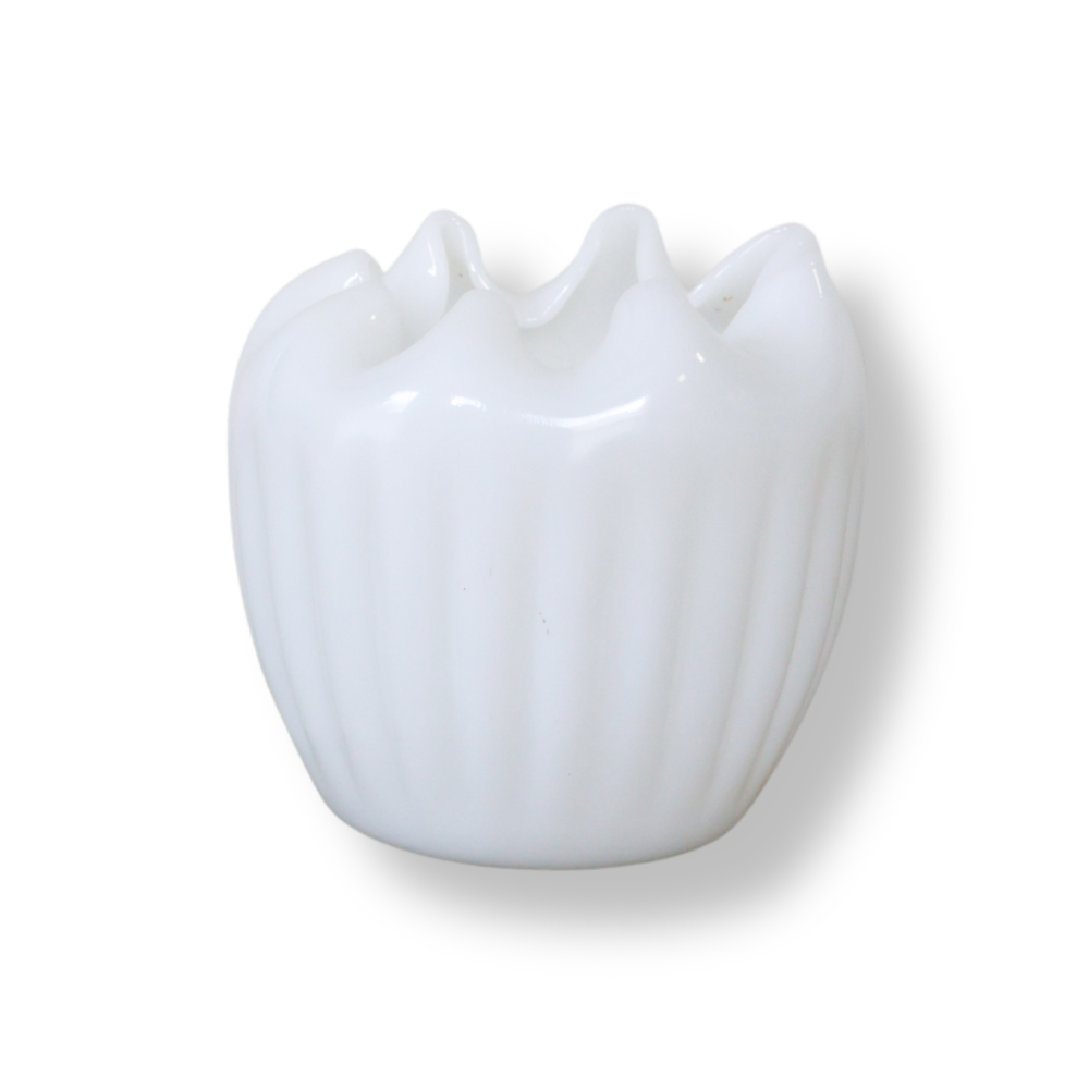 Ribbed Rose Bowl Vase