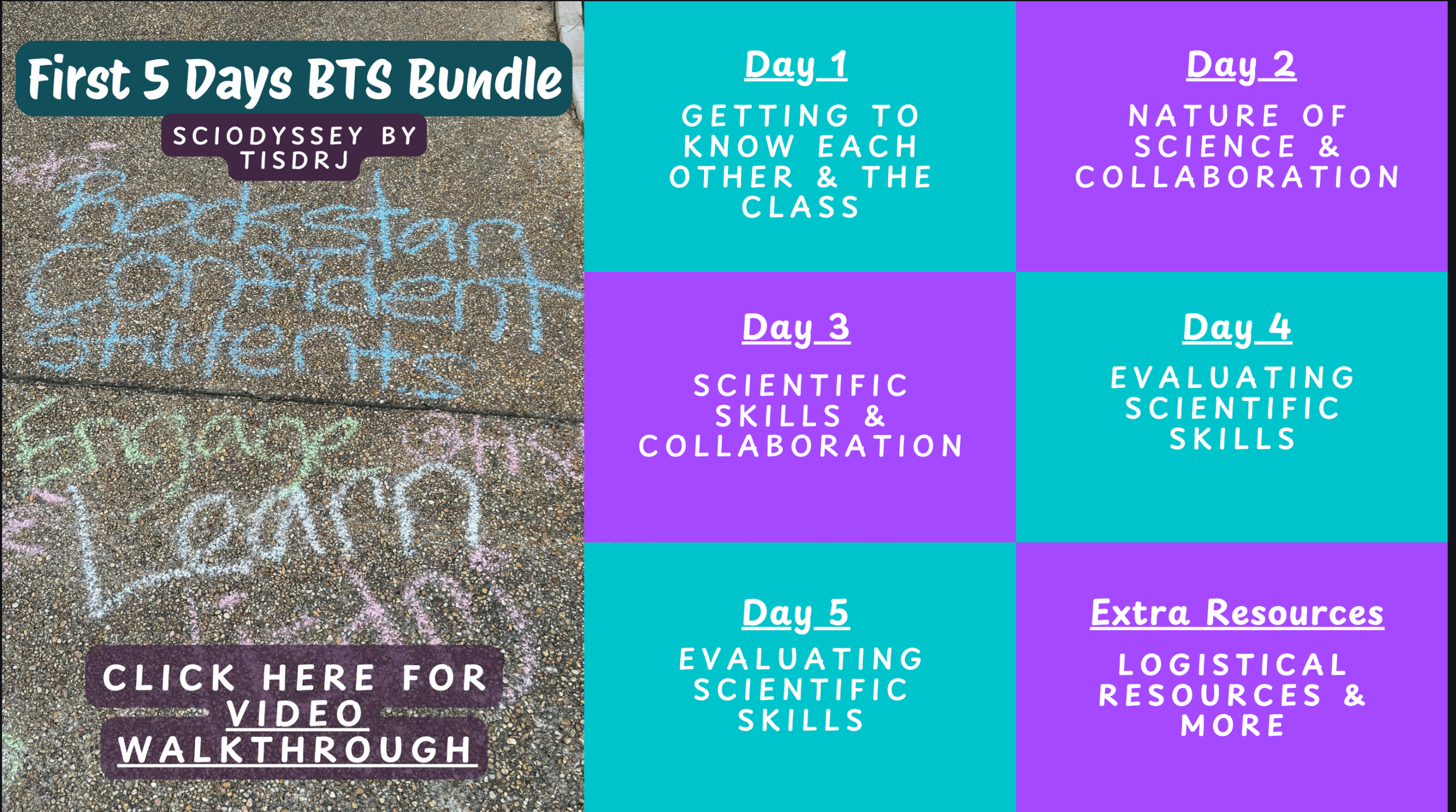 First Five Days of School Back to School Bundle