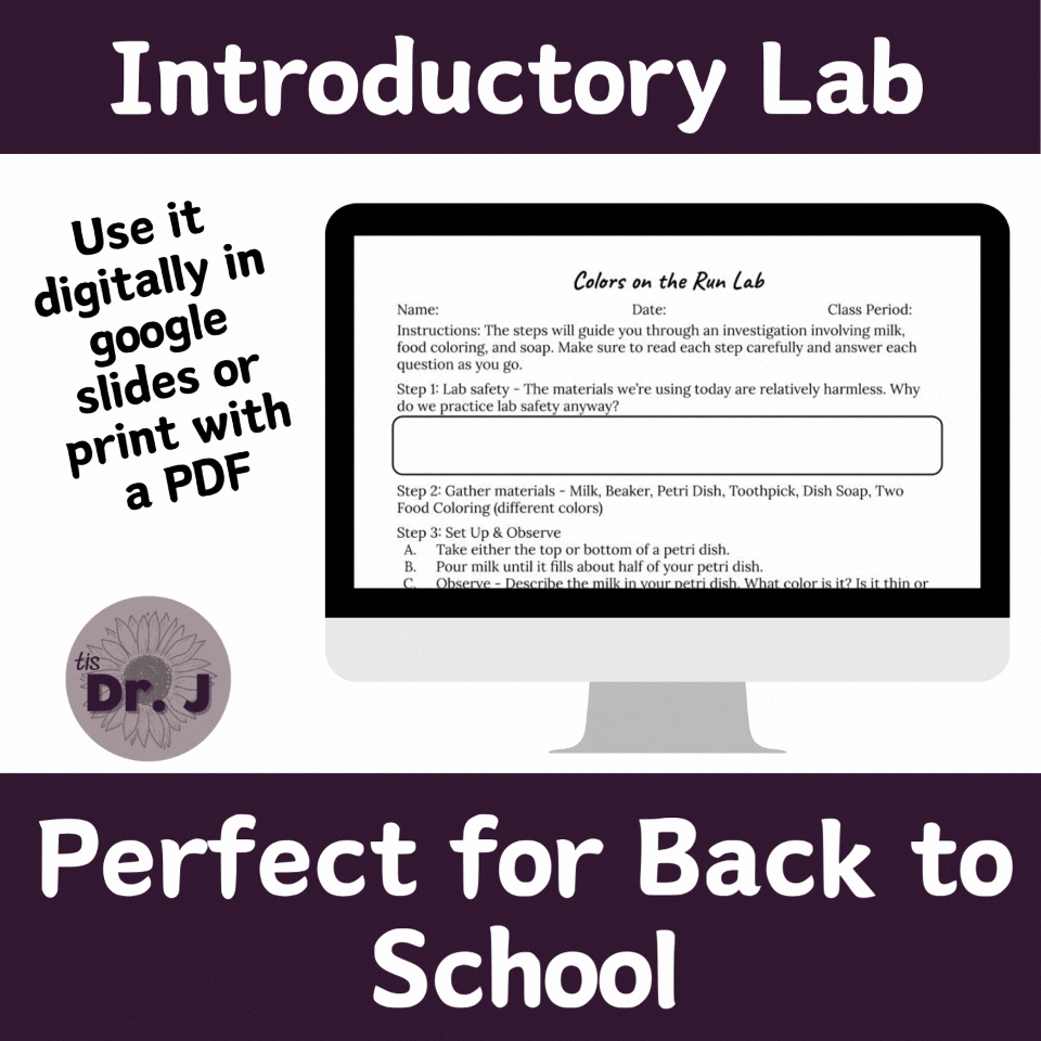 Introductory Lab Colors on the Run