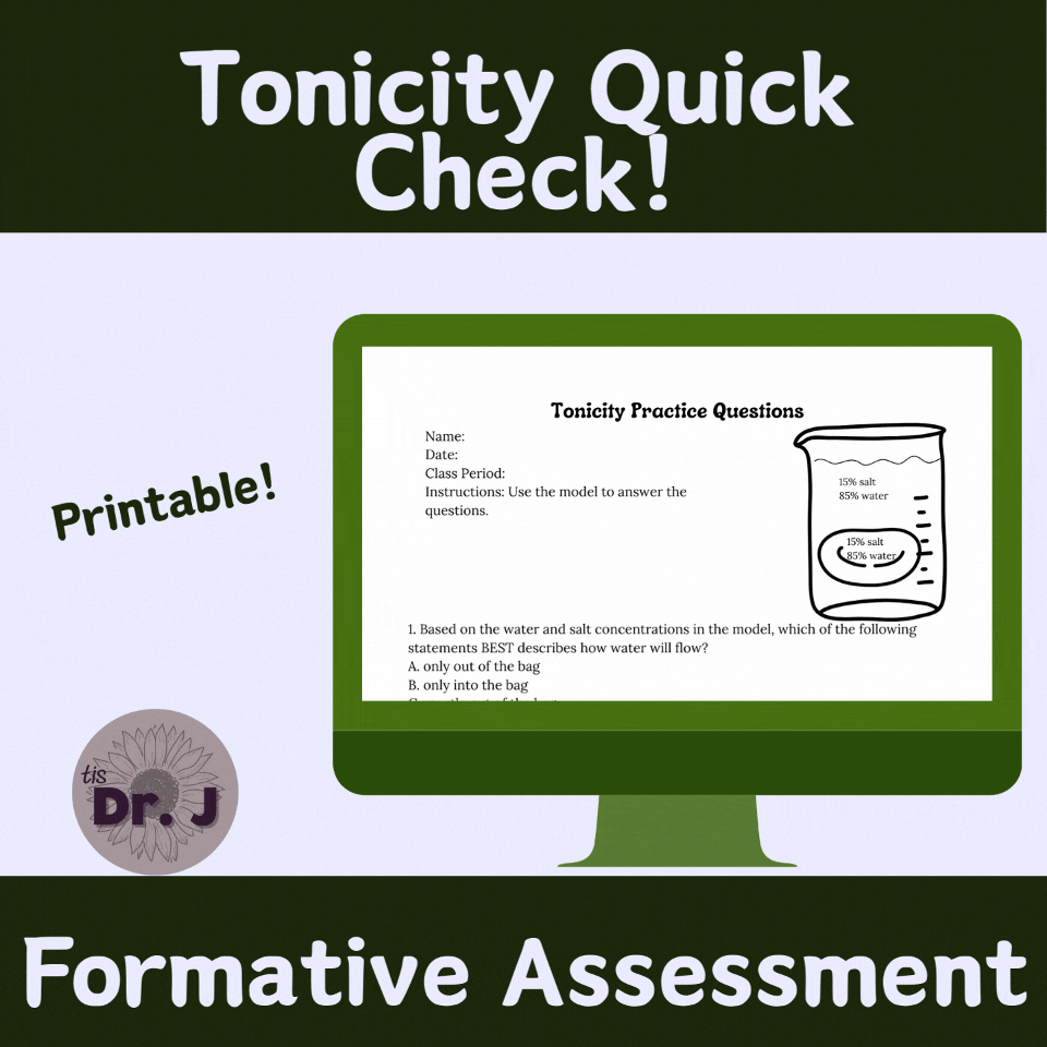 Tonicity Practice Quick Check