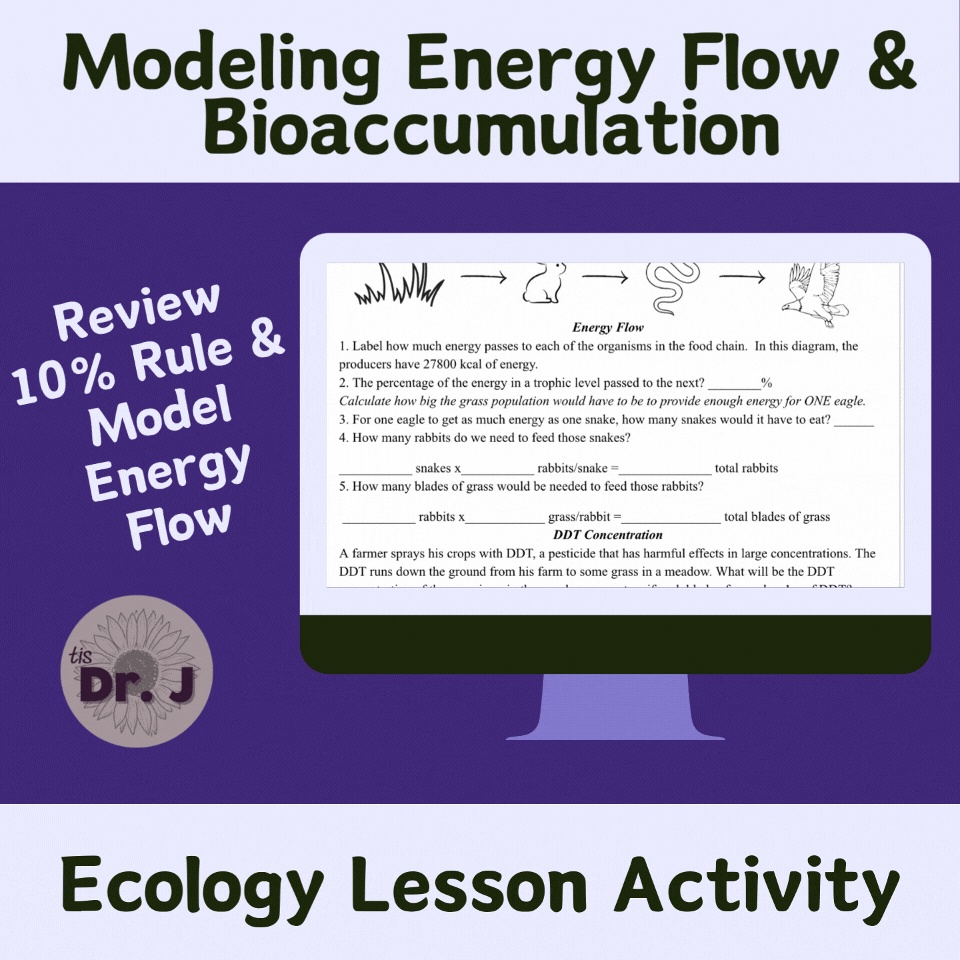 Modeling Energy Flow & Biomagnification /Bioaccumulation